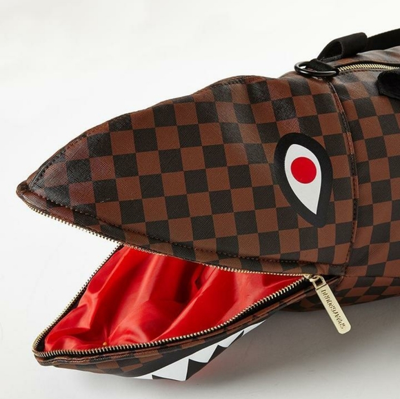 SprayGround Shark Cross Body Duffle - Picture 5 of 6